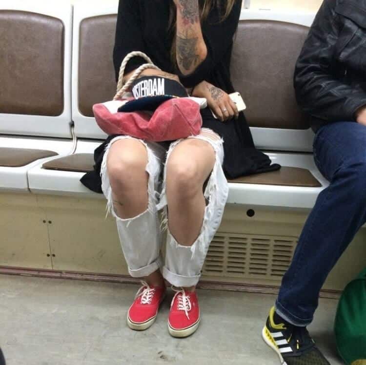 Безжалостные модники, которые были замечены в метро