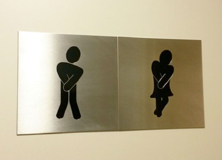 Уникальные и креативные обозначения туалетных знаков