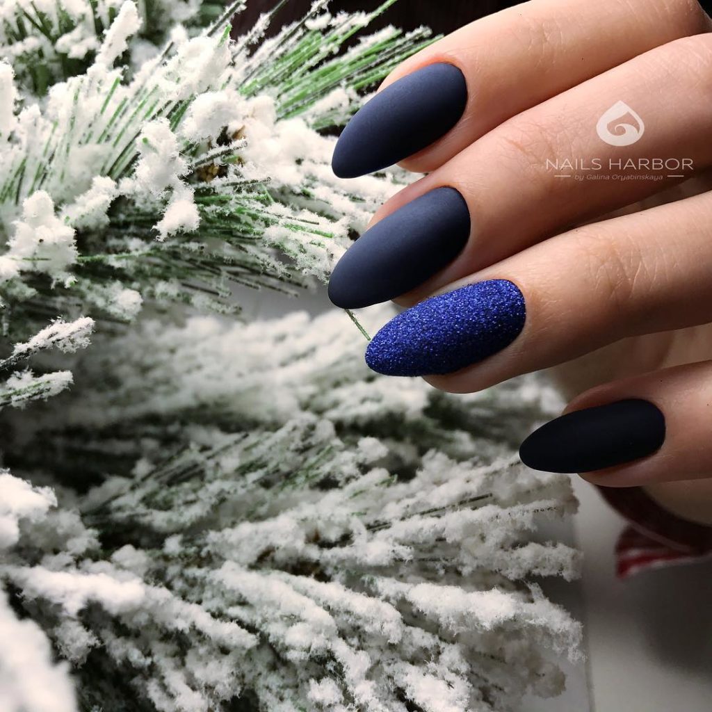 Сочетание цветов для ногтей зима