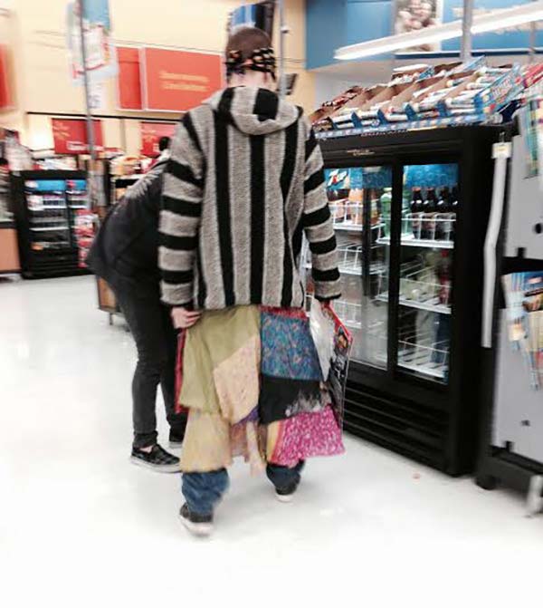 Очередная подборка сумасшедших фото покупателей в американских супермаркетах